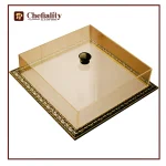 White Acrylic Box 12x12x3