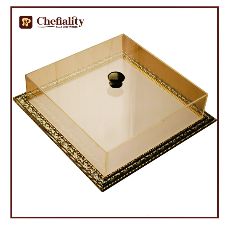 White Acrylic Box 12x12x3