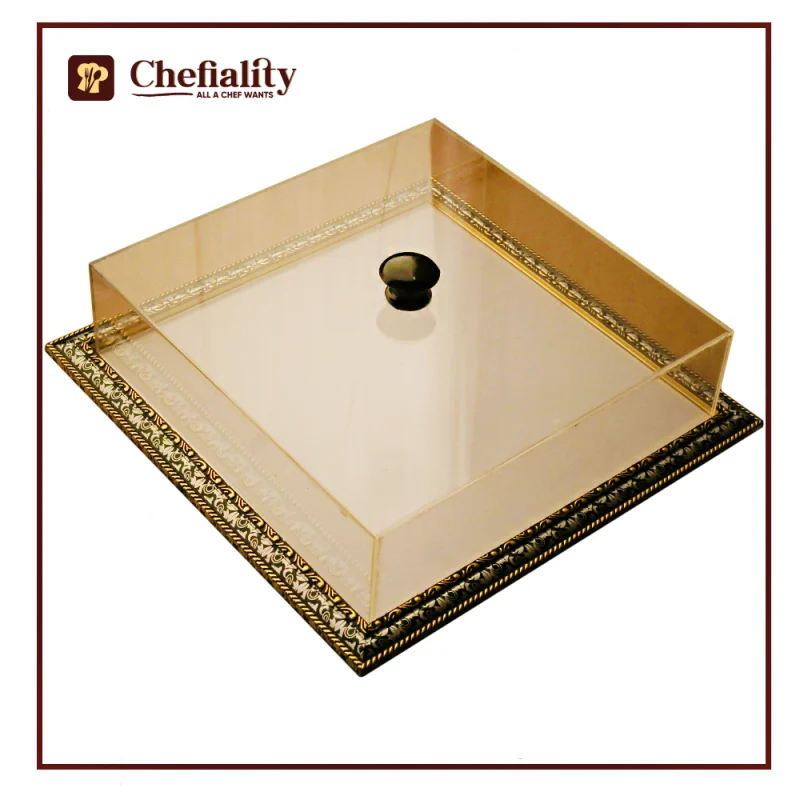 White Acrylic Box 12x12x3