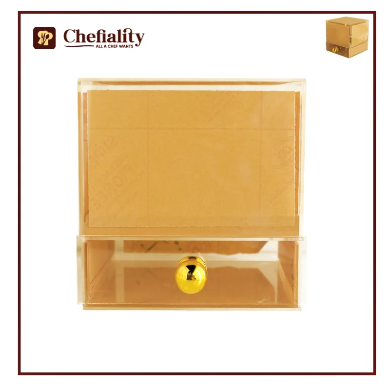 Acrylic Box With Draw