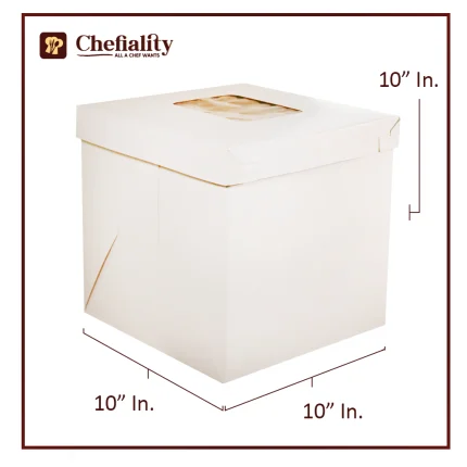 Cake Box Brown 10x10x10