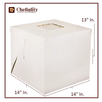 Cake Box Brown14x14x13