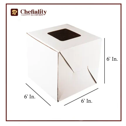 Cake Box 6x6x6