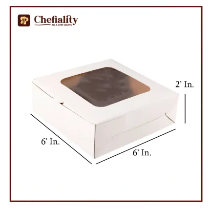 Brownie Box 6x6x2