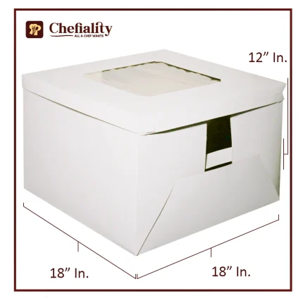 Cake Box Brown18x18x12