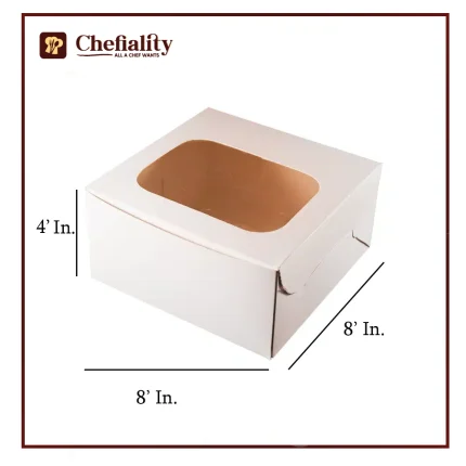 Cake Box 8x8x4