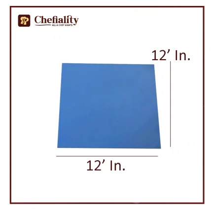 Cake Base Wooden 12x12 Blue Square