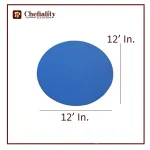 Cake Base Wooden 12x12 Blue Round