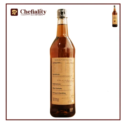 Turkish Cuisine Coffee Syrup Hazelnut