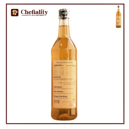 Turkish Cuisine Coffee Syrup Vanilla